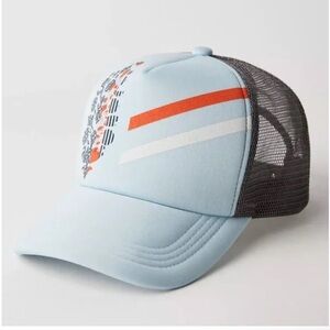 Free People Trail Runner Trucker Hat in Flint Stone